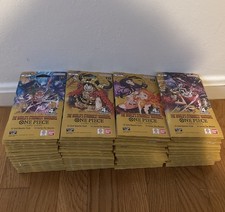 73 One Piece OP-17 World’s Strongest Warriors English Sleeved Booster Packs!! 