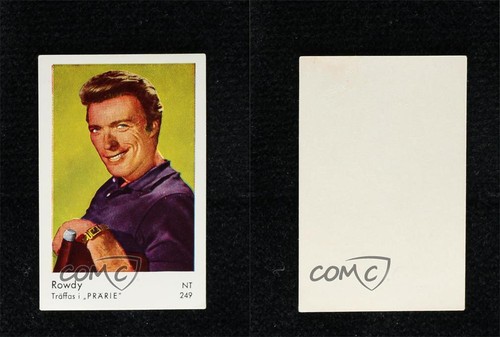 1963 Dutch Gum Star NT Set Clint Eastwood #NT249 f5h - Picture 3 of 3