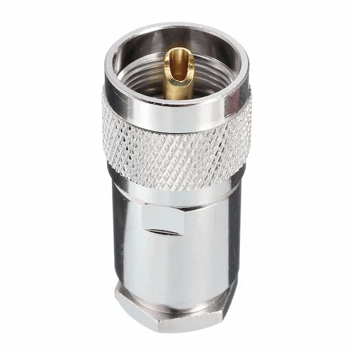2Pcs UHF PL259 Male Clamp Plug Connector for LMR400 RG8 RG213 RG214 Cable NEW - Bild 6 von 8