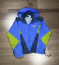 Nike Vintage 80's-90's Gray Tag Colorblock Windbreaker Track Jacket Mens Small