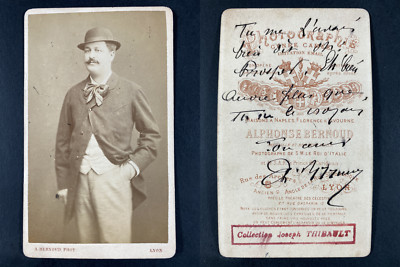 Bernoud, Lyon, Tu me l'avais bien dit... Vintage albumen print.