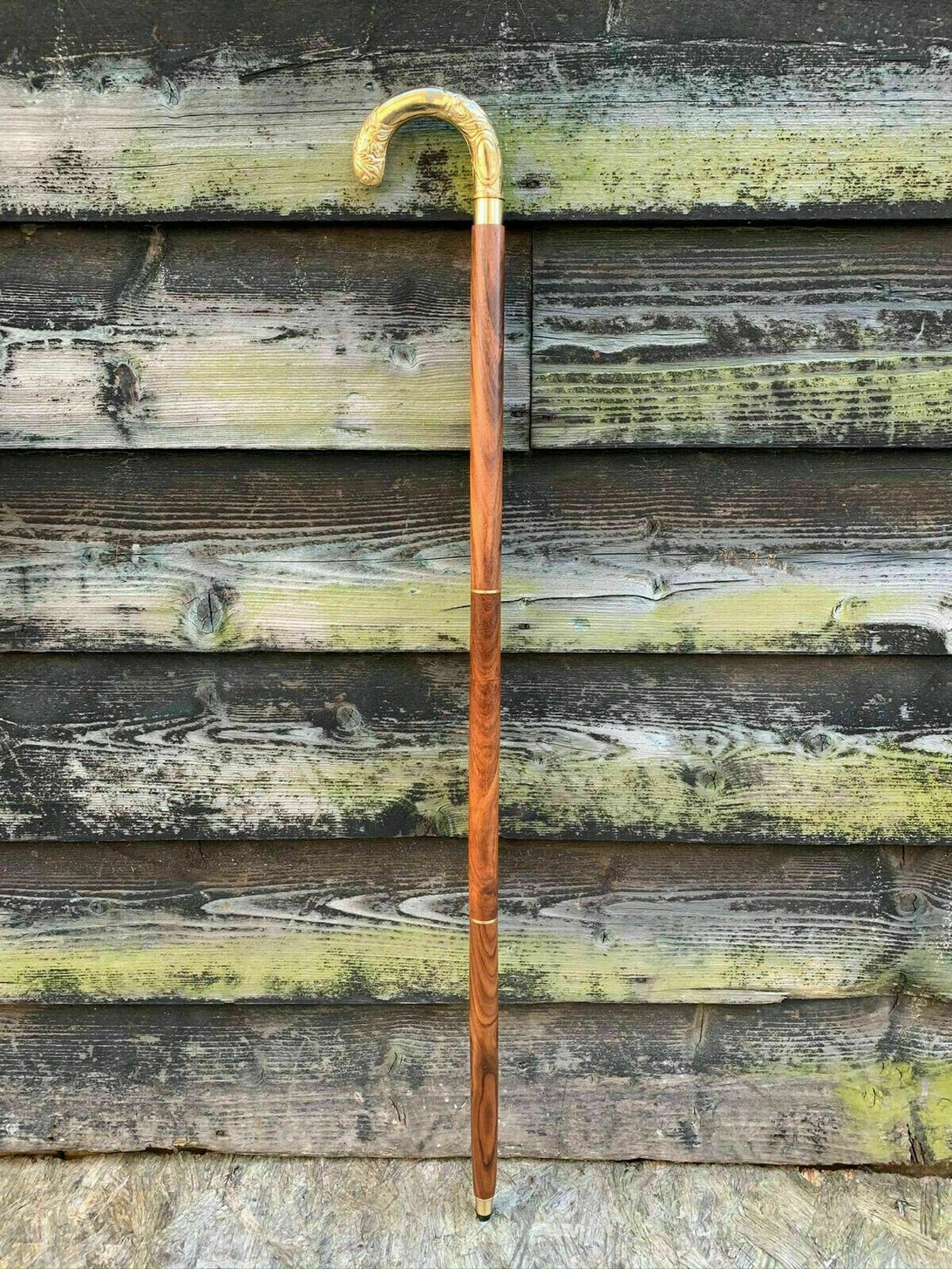 Solid Brass Designer Wolf Head Handle Victorian B… - image 5