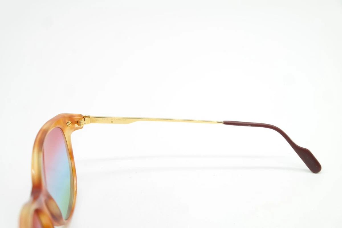 Vintage Sonnenbrille Cartier PARIS 1681688 Braun Gold Silber Oval sunglasses
