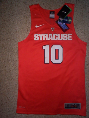 ($120) NIKE Syracuse Orange ncaa Basketball Jersey Adult MEN'S/MENS (s-sm-small)