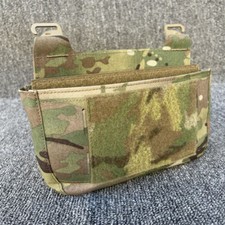 Chaleco táctico DOPE solapa frontal canguro almacén panel de repuesto bolsa de cargador