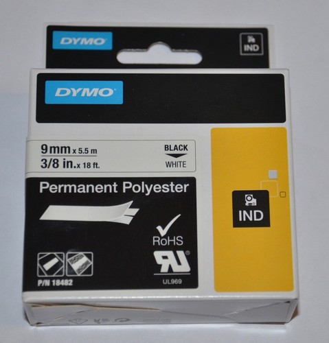 Dymo Permanent Polyester labels white 