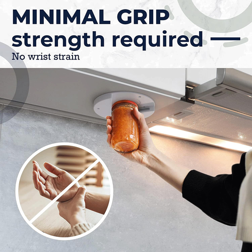 Jar Opener for Seniors - under Cabinet Jar Openers for Weak Hands, Easy Grip - 第 9/12 張圖片