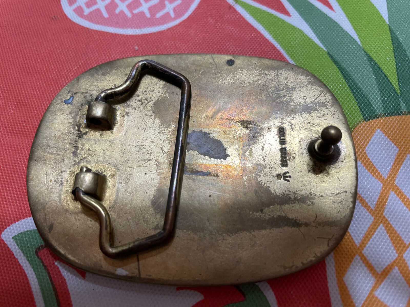 Lot of Vintage Brass Belt Buckles - image 11