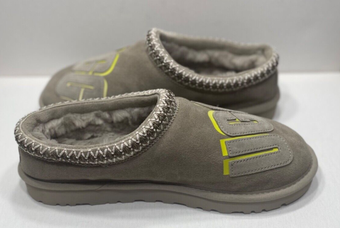 New MEN'S PUMICE UGG TASMAN 3D GRAPHIC SHADOW SUEDE SLIPPERS Size 9 eBay
