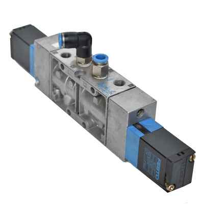 Festo Magnetventil MVH-5/3G-1/4B-VI 115518 MSV-3 Magnetspule 119807 -used-
