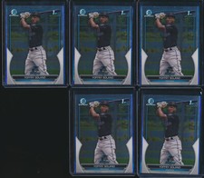 Lot of (5) YOFFRY SOLANO 1st 2023 Bowman Chrome Prospects MARLINS Rookie Card RC