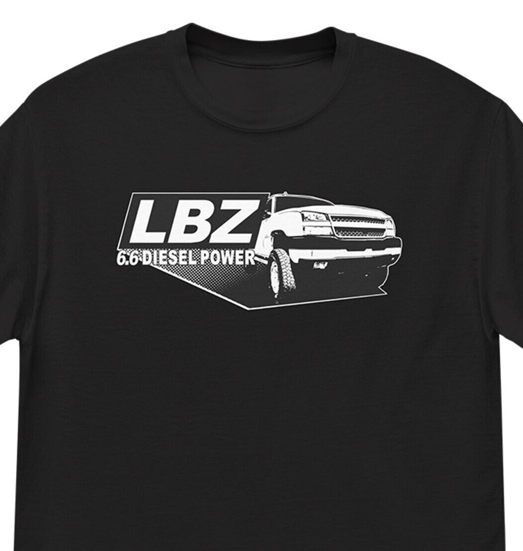 LBZ Duramax T-Shirt, Mens Diesel Truck T-Shirt With Cateye Silverado ...