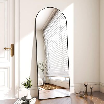 Full Length Mirror for Bedroom,Bathroom,Stand/Hang/Lean Body Mirror with Stand