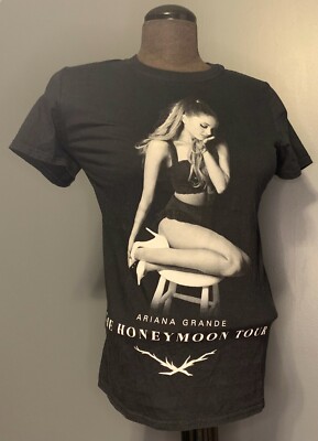 2015 ARIANA GRANDE The Honeymoon Tour Shirt Unisex T Shirt (S) | eBay
