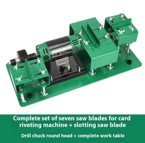 Mini Table Saw Mortise and Tenon Machine DIY Woodworking Small Cutting - Picture 8 of 8