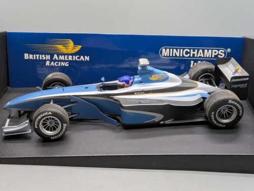 Modellautos 1:18 Minichamps Bar 01 Supertec Testcar 1999 J. Villeneuve mit OVP - Bild 2 von 12