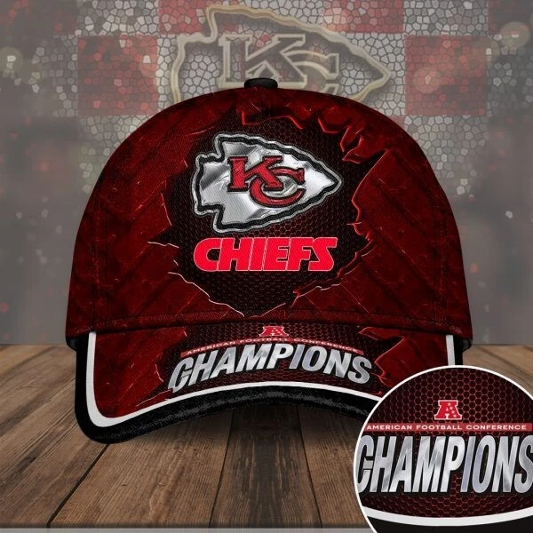 Kansas Chiefs Classic Cap, Kansas Chiefs Champions Football, Game Day Football Cap