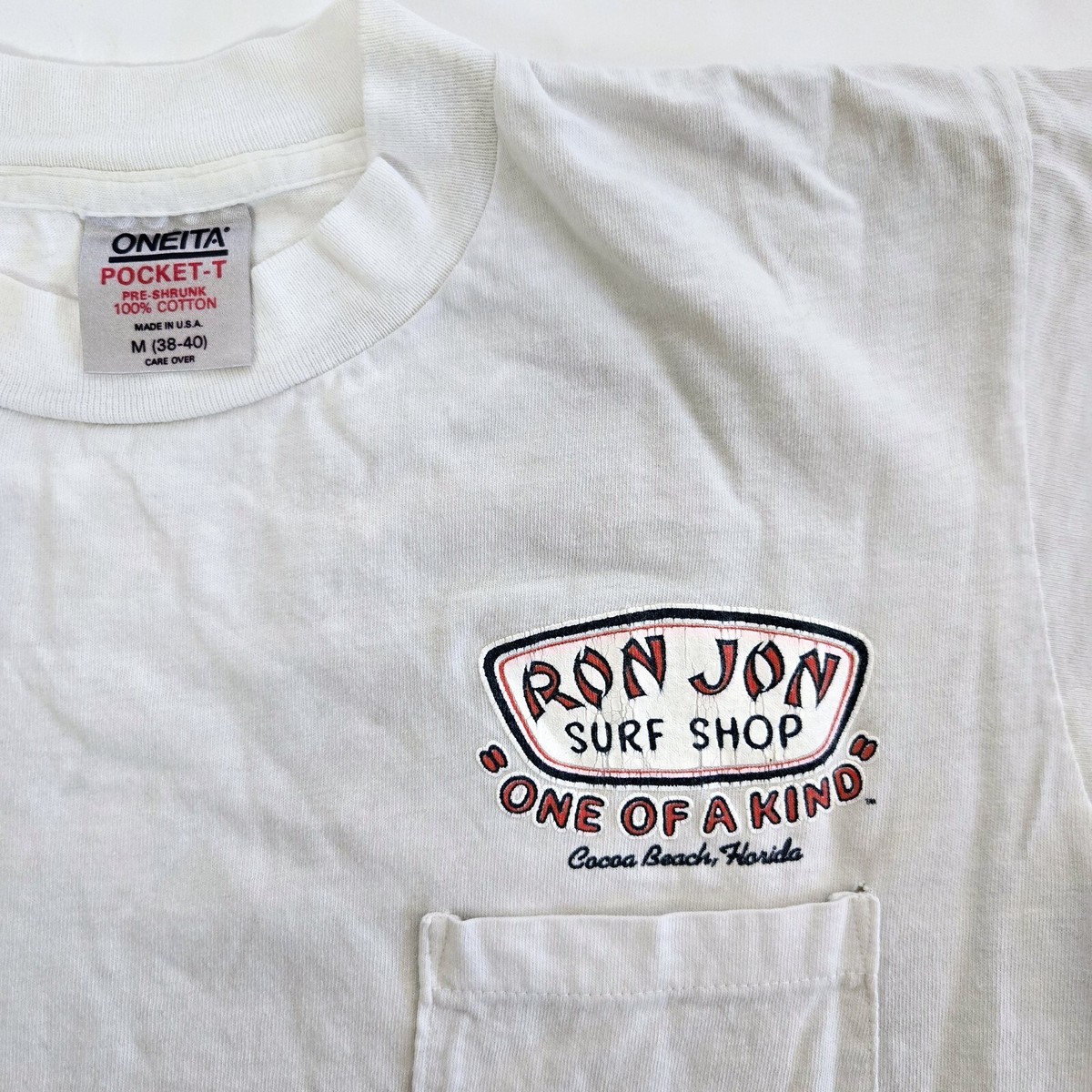 ronjon ロンT ronjon ロンT ホワイト L ONEITA USA製 ホワイト L