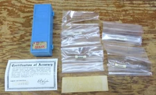 Vintage Deltronic Plug Gage Pin Set #77 w/ Case Set of 4 NOS