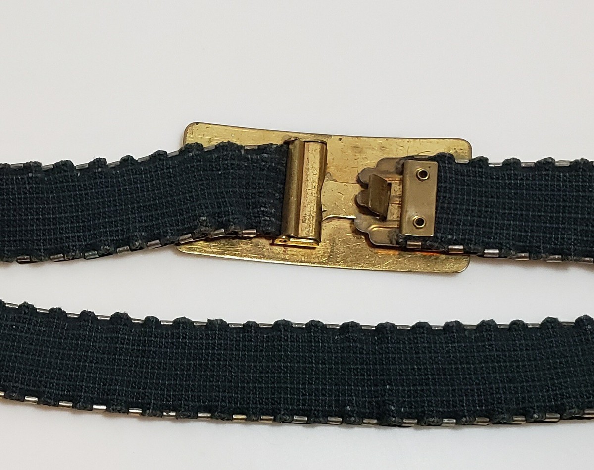 Stretch Belt Gold-Tone Fish Scale Metal Women display picture 1
