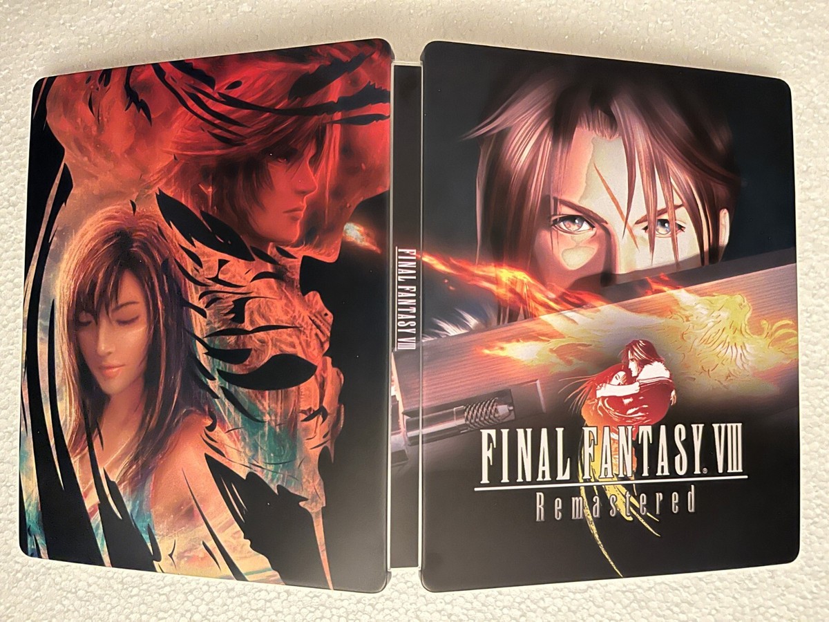 Final Fantasy VIII Remastered CUSTOM G2 Steelbook Case PS4/PS5