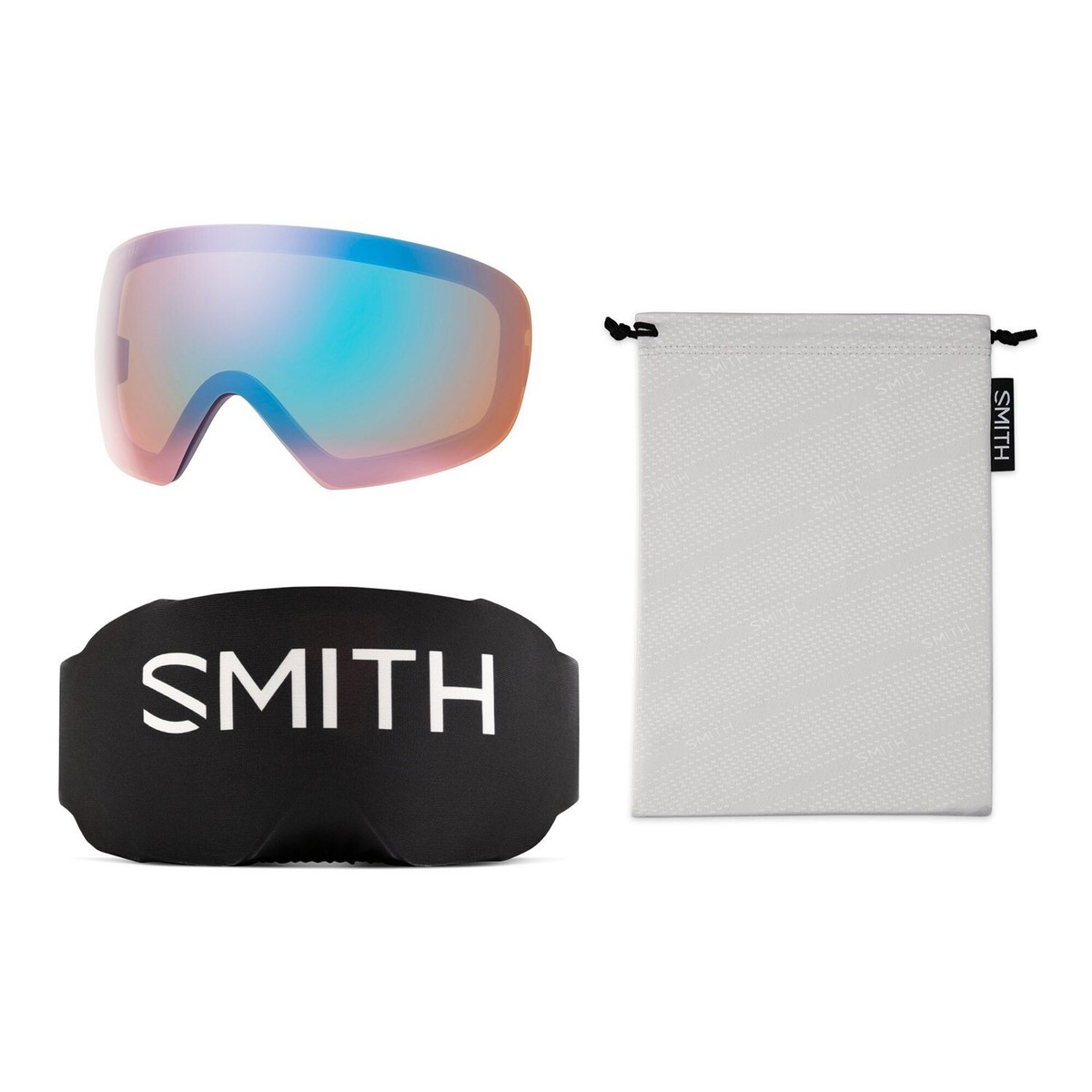 Smith I/O Mag S Snow Goggles White Chunky Knit, Photochromic Gold