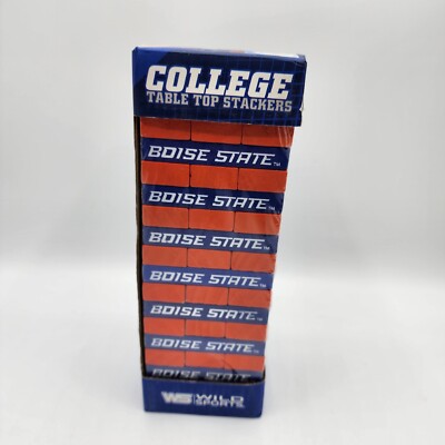 Boise State College Table Top Stackers 2017 Wild Sports Blocks NEW Sealed.