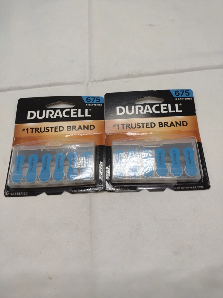 Baterías para audífonos Duracell tamaño 675 (azul) - 2, 6 paquetes. D675B6 Foto 2 de 4