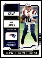 2023 Panini Contenders Mac Jones #69 Gold Foil