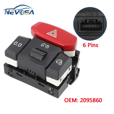 2095860 Emergency Hazard Warning Switch For Scania L,P,G,R,S
