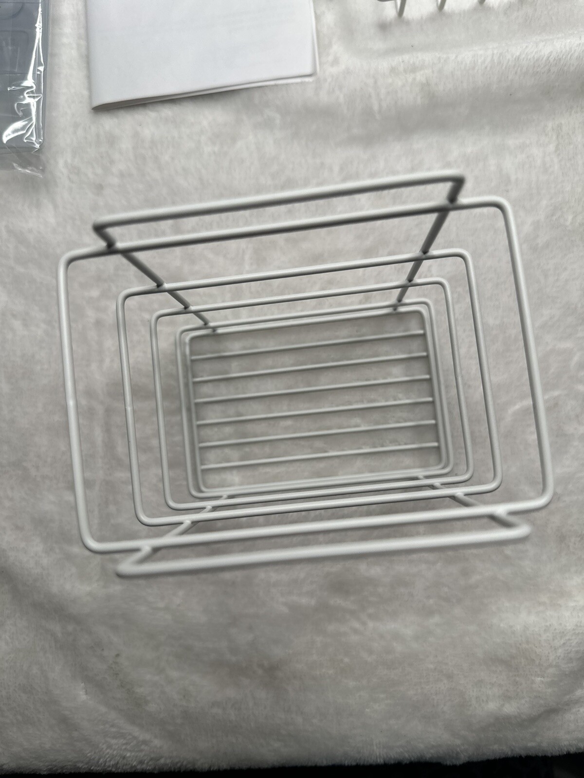 Shower Caddy Organizer for Bathroom Storage Kitchen White Adhesive 5 Pack