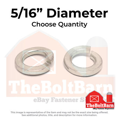 5/16'' Stainless Steel Split Lock Washers (Choose Qty)