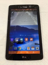 Verizon LG G Pad 7.0 Tablet 16GB LG-VK410 Cracked Glass But Everything Working