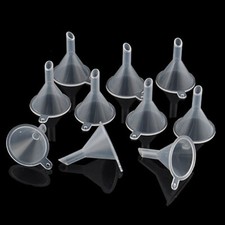 10pz Piccola Plastica per Diffusore Profumi Bottiglia Mini Imbuti Olio Liquido