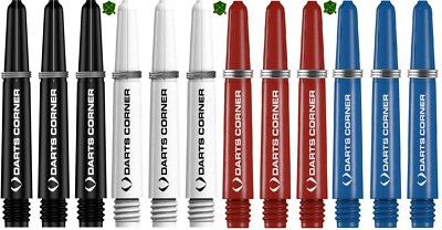 9 oder 15 Designa Dart Nylon Shafts 3 oder 5 Sets Schäfte 2ba Uni Kurz Midi