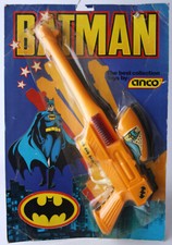 ULTRA RARE VINTAGE 80'S GREEK BATMAN 14" SPACE GUN ANCO GREECE NEW