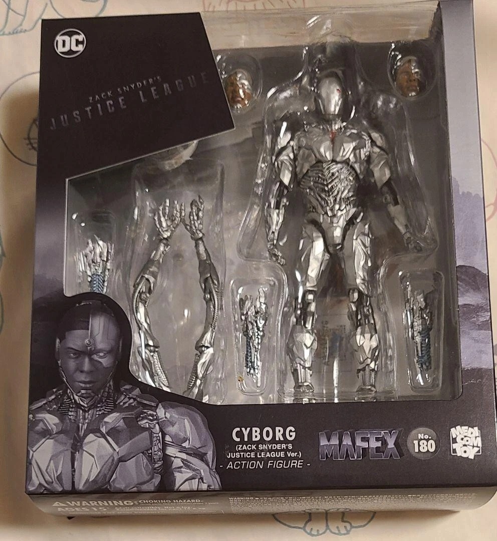 Medicom Toy Mafex No.180 Cyborg Zack Snyder’s Justice League Ver. ABS PVC FIgure