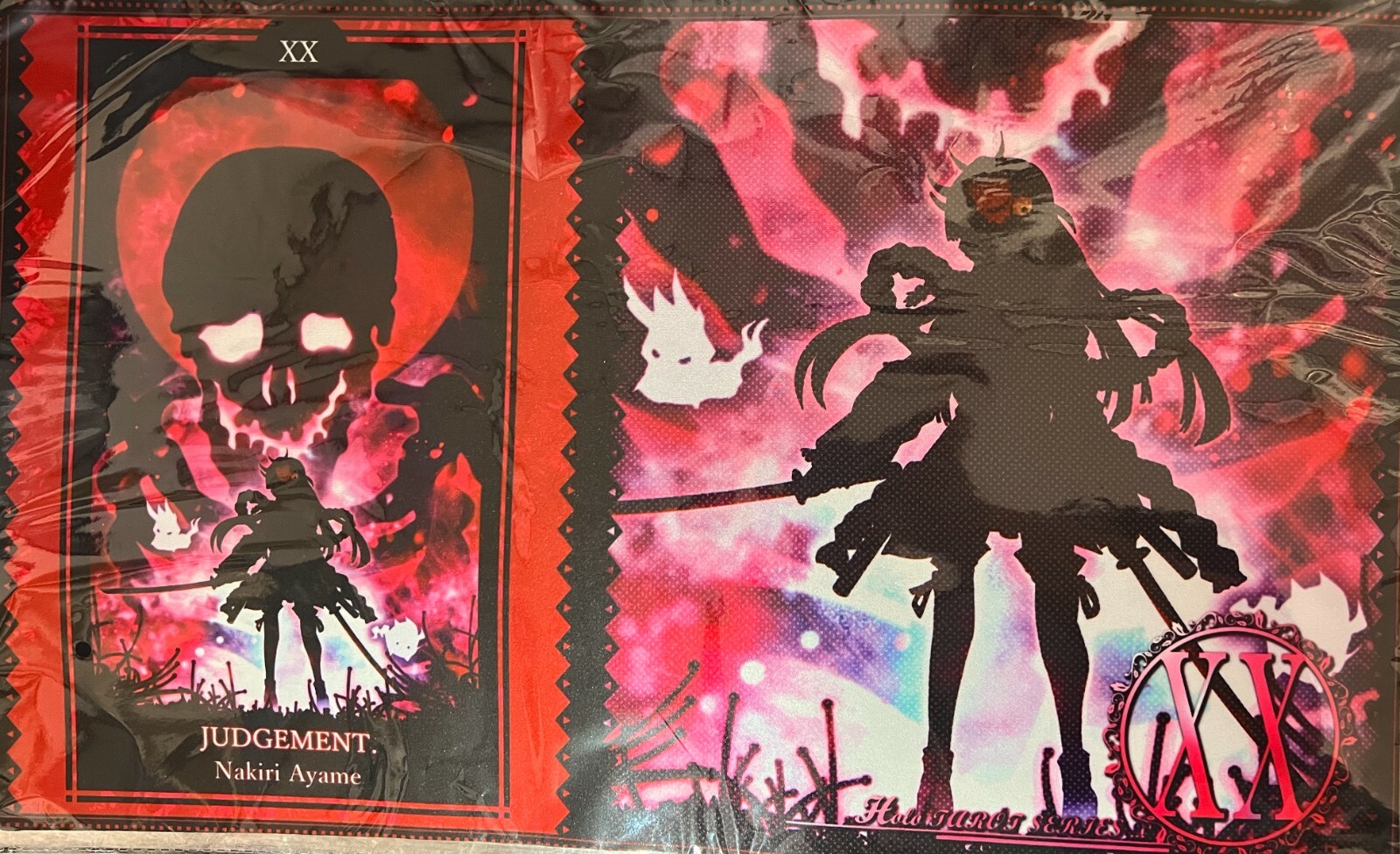 TCG Hololive Nakiri Ayame Tarot style doujin Card Playmat limited 300×500mm  | eBay