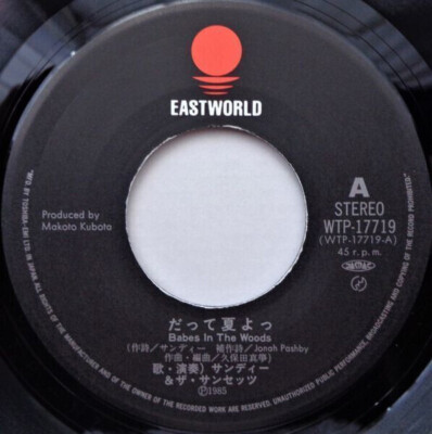 Sandii & The Sunsetz だって夏よっ = Babes In The Woods Vinyl Single 7inch JAPAN