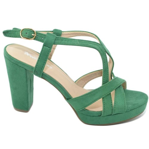 Sandali Prada Donna | Sandali con plateau Verde » Livignielivigni