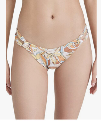 NWT  L*Space Women's Jagger Bikini Bottoms, Soulshine Floral Size L
