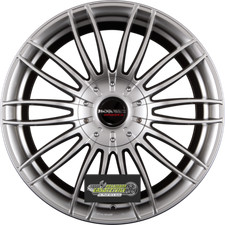 Borbet CW3 sterling silver 10.5x20 ET40 - LK5/112 ML66.5 Felge Alu