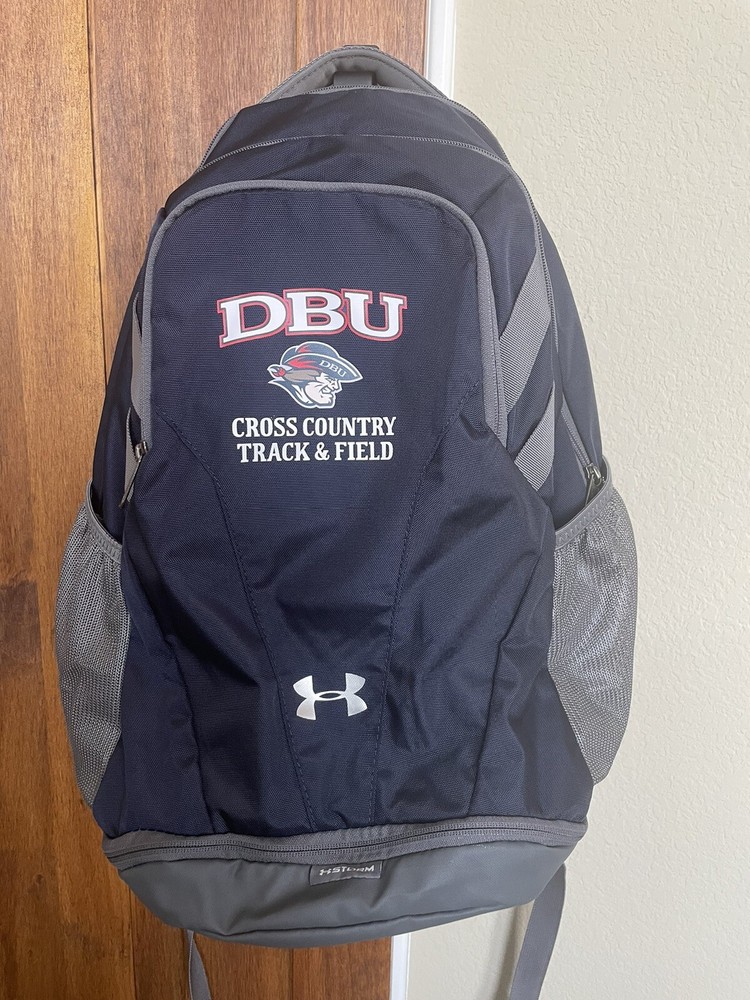Under Armour STORM Backpack DBU Patriots Track Cross Country Navy Grey  