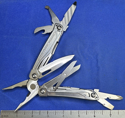 Leatherman Wingman Multi Tool Stainless Steel Made in USA W/Clip VGUC BOD 0319