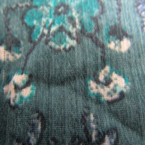 Sonoma Shirt Top Bluse Pullover U-Ausschnitt Damen XL blau grün Boho Bauer - Bild 8 von 13