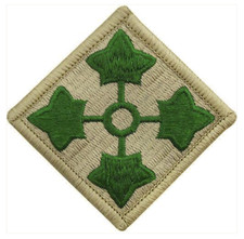 Vanguard ARMY PATCH: FOURTH INFANTRY DIVISION - COLOR