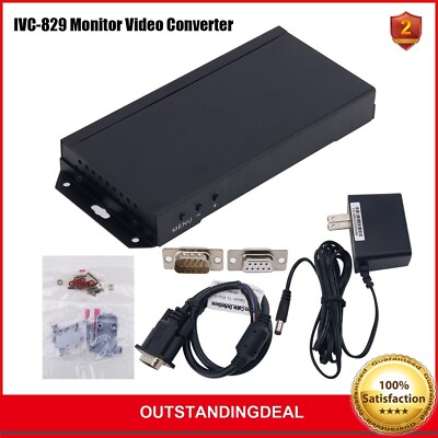 IVC-829 Industrial Monitor Video Converter MDA/CGA/EGA/RGB to VGA Converter os67
