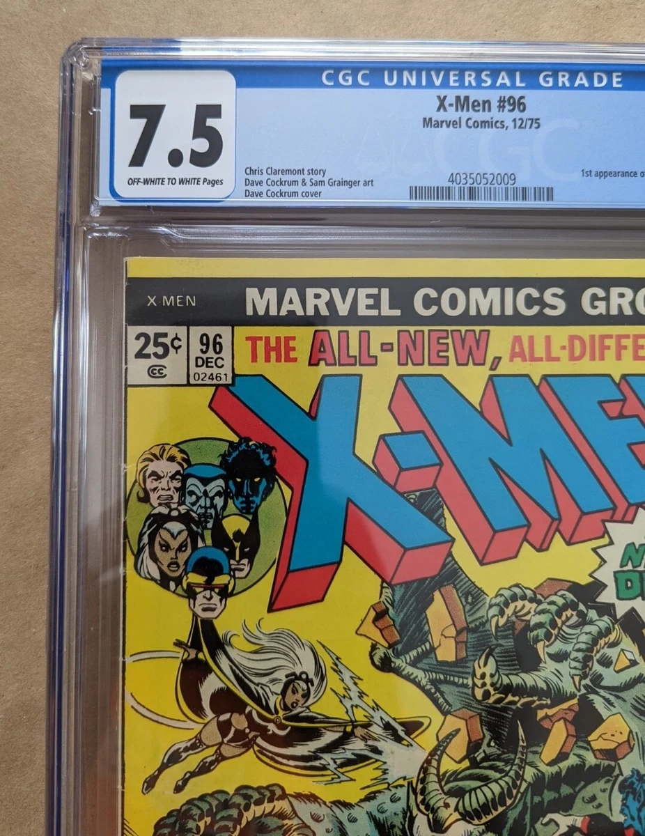 X-MEN #96 CGC 7.5 - Vol. 1 - (December 1975, Marvel) 1st App. Moira  MacTaggert | eBay