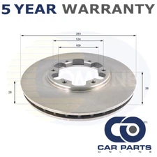 Brake Disc Front CPO Fits Nissan Terrano 1997-1998 3.2 D 3.3 + Other Models #1
