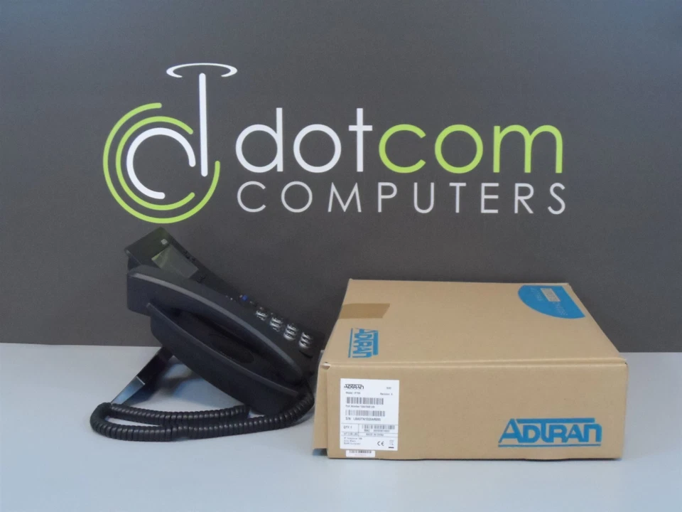 Adtran New IP706 VOIP 6 Line Phone 1200769E1#B Black Display 1200769E1 IP 706 - Image 2 of 4